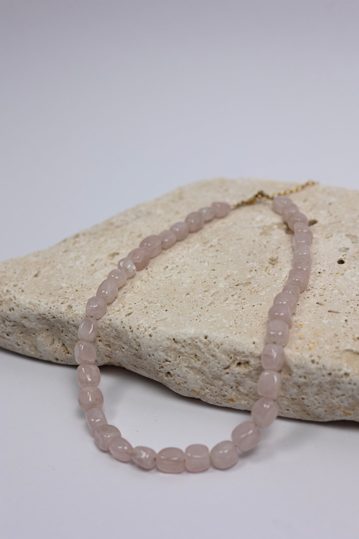 Rose Quartz Cube | שרשרת