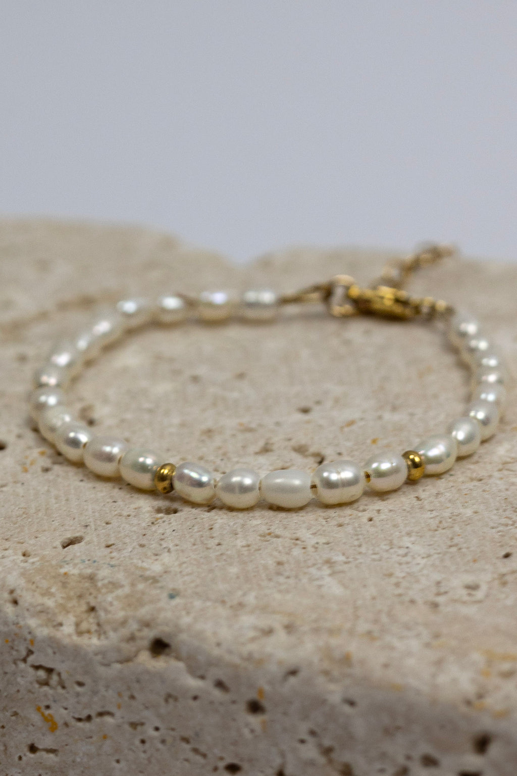 Pearl & Gold | צמיד