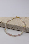 Rose Quartz & Pearl  | שרשרת